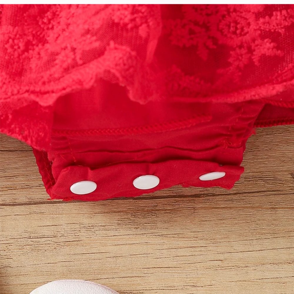 Elmo Dress Birthday Romper Dress Clothes Sesame Street outfit bodysuit Cookie - Picture 4 of 6